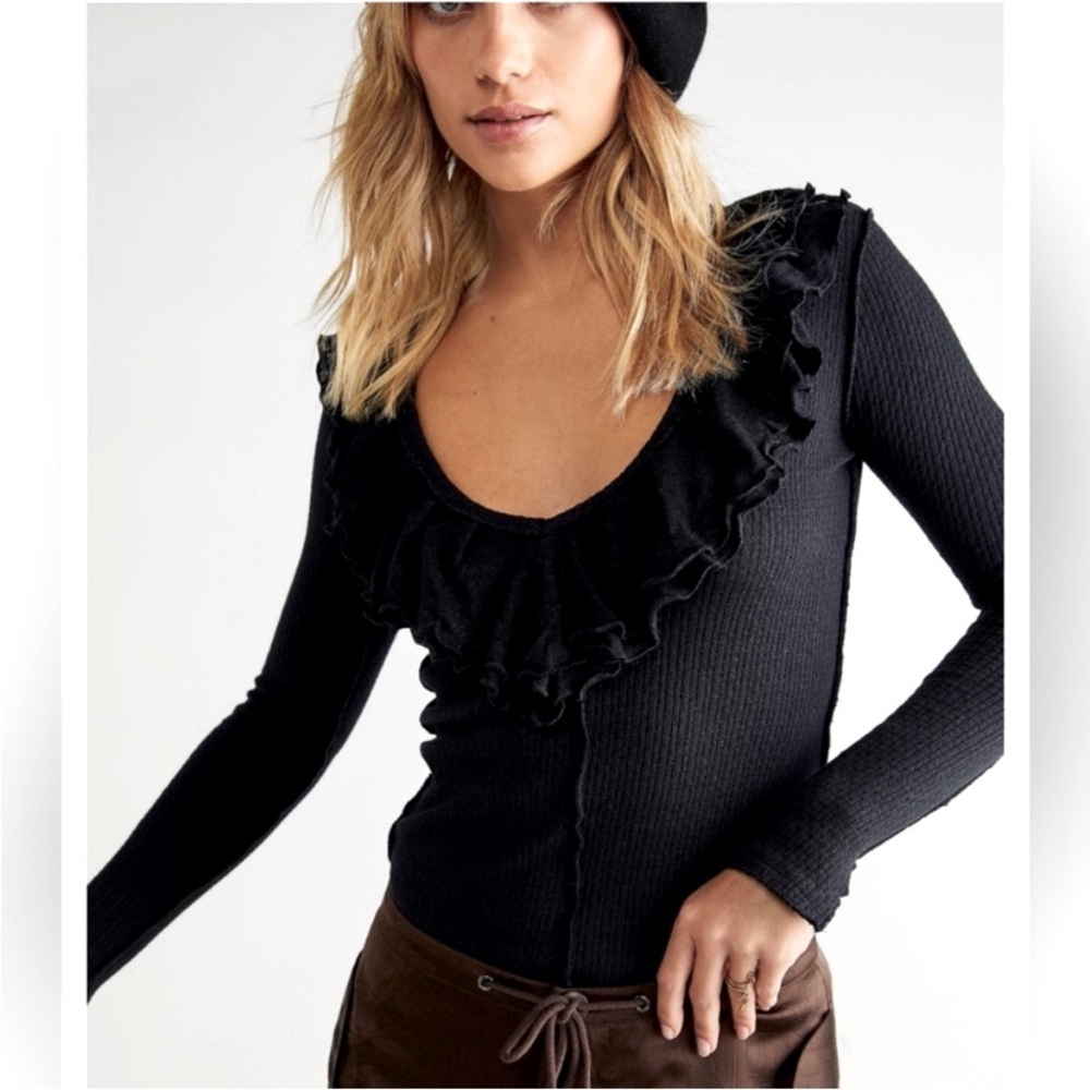 FREE PEOPLE Bennett Ruffle Top